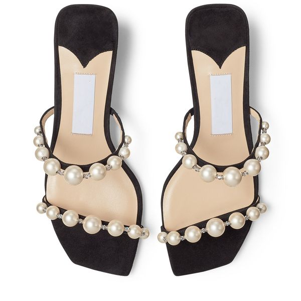 new brand fashion sandals design ladies solid color party pearl high heels temperament, Black
new brand fashion sandals design ladies solid color party pearl high heels temperament, Black