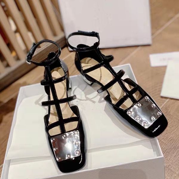 patent leather roman strap sandals women ladies la parisienne ankle buckle closed square toe iron metal sandal slides brand fashion beach pa, Black
patent leather roman strap sandals women ladies la parisienne ankle buckle closed square toe iron metal sandal slides brand fashion beach pa, Black