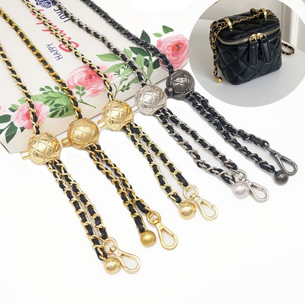 fashionable small bag thin chain all-match style practical bag accessories exquisite adjustable golden ball bag strap chic chain 220325, Black
fashionable small bag thin chain all-match style practical bag accessories exquisite adjustable golden ball bag strap chic chain 220325, Black