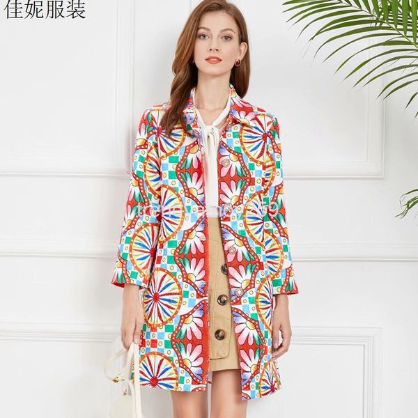 women's jackets autumn and winter fashion lapel nine sleeve diamond button beautiful printed coat women's wear, Black;brown
women's jackets autumn and winter fashion lapel nine sleeve diamond button beautiful printed coat women's wear, Black;brown
