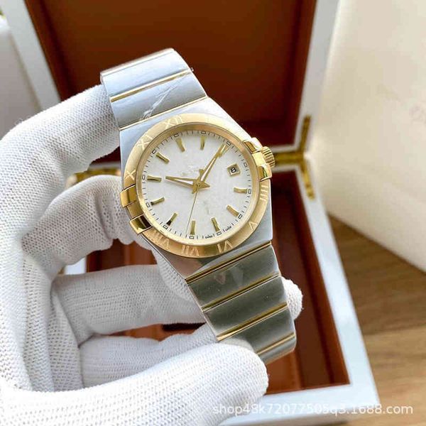 european constellation series automatic mechanical men's and women's watches refined steel fashion classic couple, Slivery;brown
european constellation series automatic mechanical men's and women's watches refined steel fashion classic couple, Slivery;brown