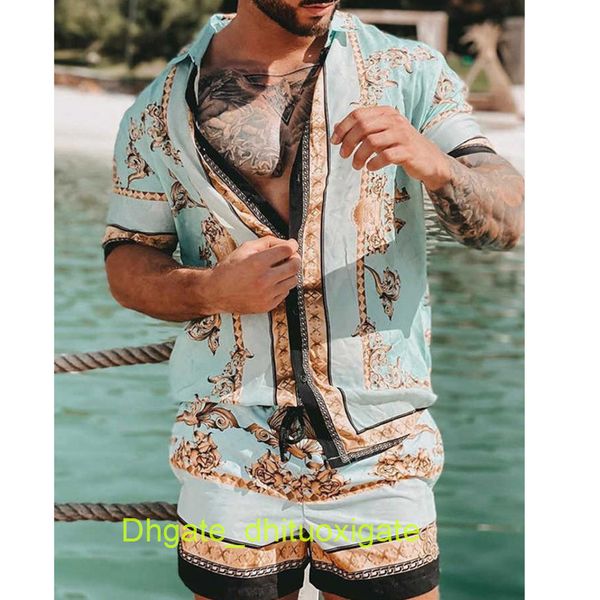 casual men's fashion shirts tracksuit hawaiian sets t-shirts printing luxury summer swim short sleeve button men shirt suit vacation be, White;black
casual men's fashion shirts tracksuit hawaiian sets t-shirts printing luxury summer swim short sleeve button men shirt suit vacation be, White;black