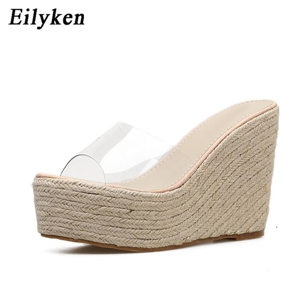 eilyken summer pvc jelly sandals slippers shoes casual wedges 11.5cm women's sandals slippers size 34-40 220406, Black
eilyken summer pvc jelly sandals slippers shoes casual wedges 11.5cm women's sandals slippers size 34-40 220406, Black