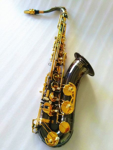 new tenor saxophone b flat music instrument black nickelgolden key saxophone brass pearl buttons with mouthpiece
new tenor saxophone b flat music instrument black nickelgolden key saxophone brass pearl buttons with mouthpiece