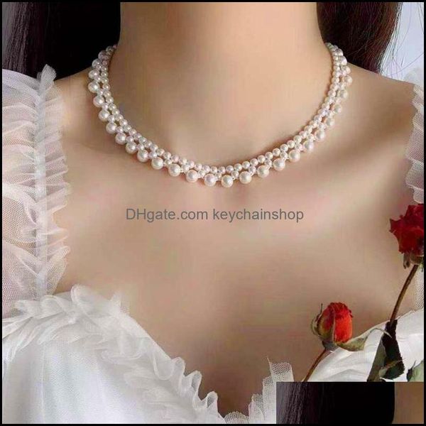 chokers necklaces pendants jewelry fashion elegant imitation pearl choker geometric irregar braided beaded collar for women weddings jewel, Golden;silver
chokers necklaces pendants jewelry fashion elegant imitation pearl choker geometric irregar braided beaded collar for women weddings jewel, Golden;silver