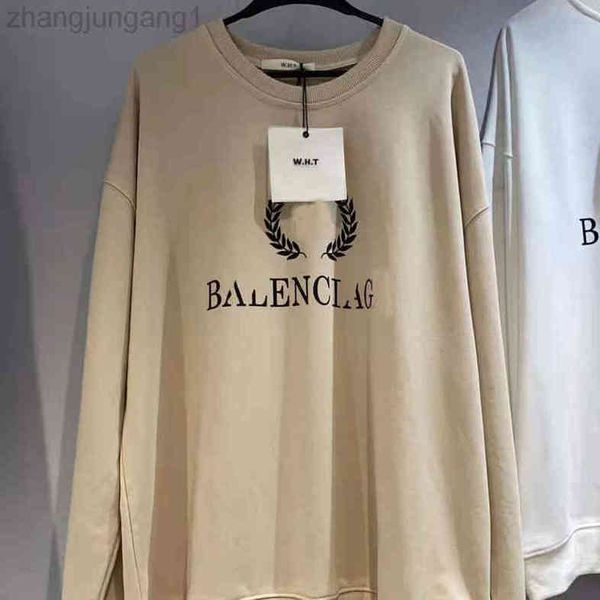 designer spring balenciga balanciagas ear of wheat printed cotton round hoodie men's and women's loose and versatile student et fa, Black
designer spring balenciga balanciagas ear of wheat printed cotton round hoodie men's and women's loose and versatile student et fa, Black