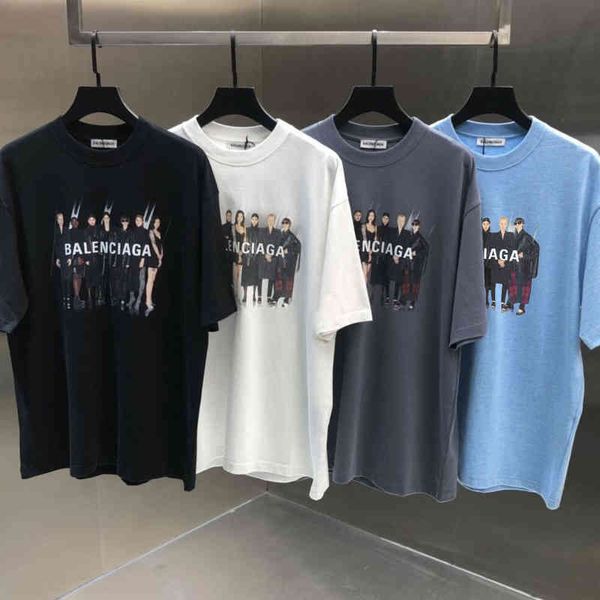 designer shirts balencaigas family b short sleeved men's and women's high-grade t-shirt pure cotton 2022 white t-shirt student sum, White;black
designer shirts balencaigas family b short sleeved men's and women's high-grade t-shirt pure cotton 2022 white t-shirt student sum, White;black