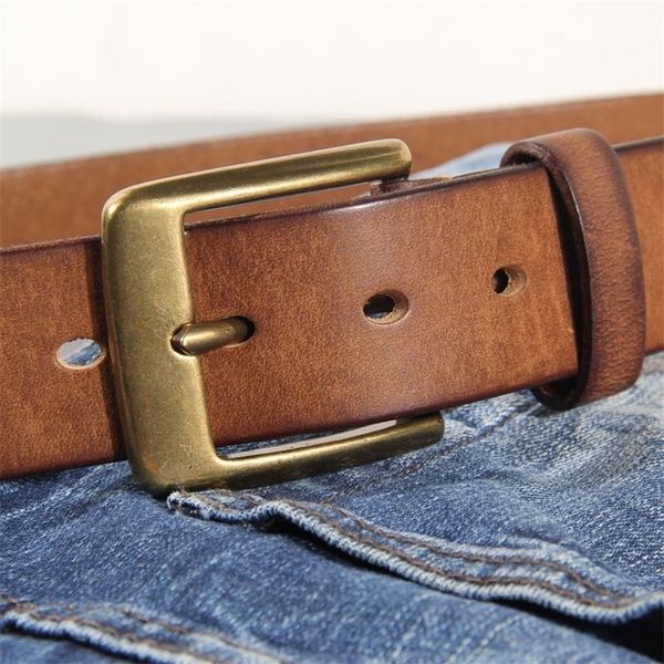 vintage luxury handmade leather copper buckle mans belt cinturon gotico cowhide retro allmatch casual jeans soft belt abc 220701, Black;brown
vintage luxury handmade leather copper buckle mans belt cinturon gotico cowhide retro allmatch casual jeans soft belt abc 220701, Black;brown