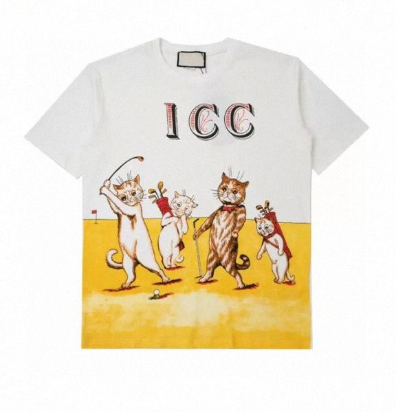 2022 mens t-shirts summer european italian cartoon golf cat cotton t-shirt men womens fashion clothing 21dn#, White;black
2022 mens t-shirts summer european italian cartoon golf cat cotton t-shirt men womens fashion clothing 21dn#, White;black