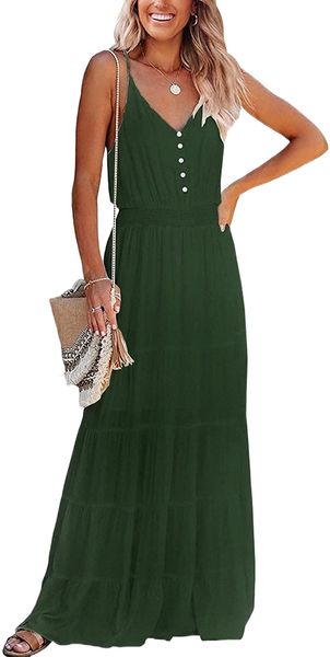 women's causal summer dress spaghetti strap sleeveless high waist beach long maxi dresses y7xy#, White;black
women's causal summer dress spaghetti strap sleeveless high waist beach long maxi dresses y7xy#, White;black