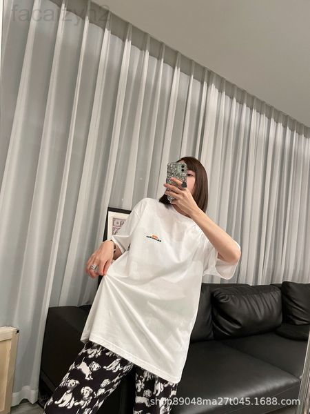 women's t-shirt designer chaopai 22ss early spring new simple front and back letter printing loose large short sleeve t-shirt for men w, White
women's t-shirt designer chaopai 22ss early spring new simple front and back letter printing loose large short sleeve t-shirt for men w, White