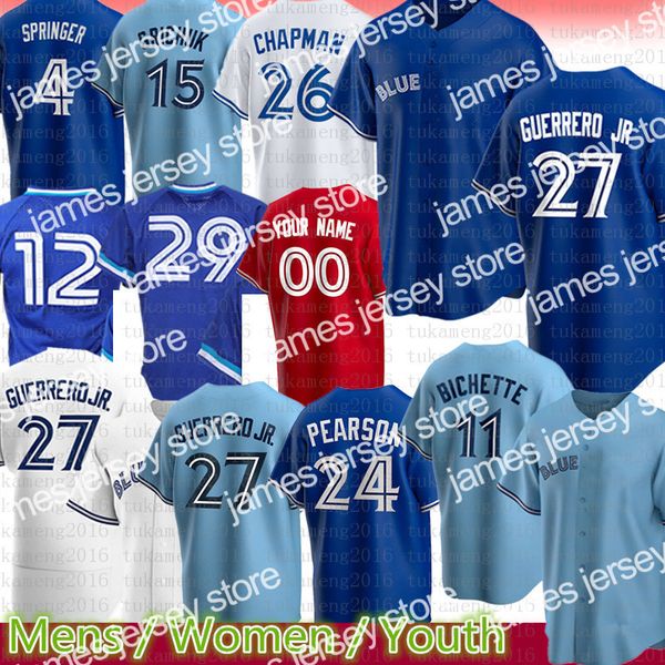 new 27 vladimir guerrero jr. baseball jersey blue george springer bo bichette matt chapman cavan biggio yusei kikuchi hyun-jin ryu randal, Blue;black
new 27 vladimir guerrero jr. baseball jersey blue george springer bo bichette matt chapman cavan biggio yusei kikuchi hyun-jin ryu randal, Blue;black