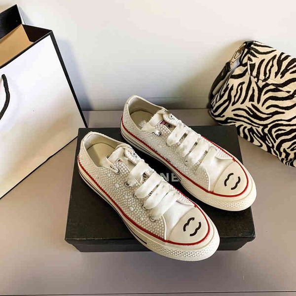 dress shoes xiaoxiang pearl canvas shoes flat bottom small white rubber non slip vulcanized vamp full drill women's h3mj, Black
dress shoes xiaoxiang pearl canvas shoes flat bottom small white rubber non slip vulcanized vamp full drill women's h3mj, Black