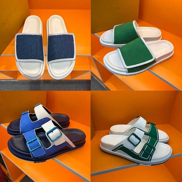 2022designer famous brand classic men's flat sandals buckle that summer beach brand alessandro leather women's casual shoes slippe, Black
2022designer famous brand classic men's flat sandals buckle that summer beach brand alessandro leather women's casual shoes slippe, Black