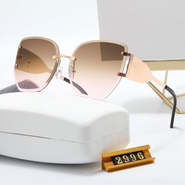 men women designer 2996 sunglasses fashion oval sun glasses uv protection coating mirror lens frameless color plated frame come with box, White;black
men women designer 2996 sunglasses fashion oval sun glasses uv protection coating mirror lens frameless color plated frame come with box, White;black