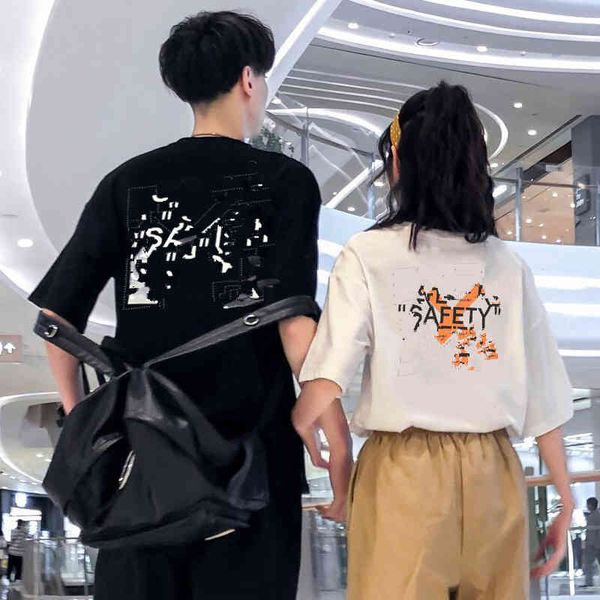 men's women's t-shirts design fashion fashion men's summer black and white back orange arrow print short sleeve t-shirt, White;black
men's women's t-shirts design fashion fashion men's summer black and white back orange arrow print short sleeve t-shirt, White;black