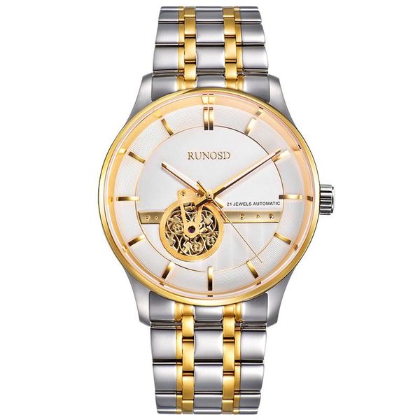 wristwatches men's watch runosd classic fashion hollow dial miyota automatic mechanical sapphire crystal stainless steel strap 8191g, Slivery;brown
wristwatches men's watch runosd classic fashion hollow dial miyota automatic mechanical sapphire crystal stainless steel strap 8191g, Slivery;brown