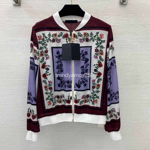 women's jackets autumn 100% silk box flower green leaf print stand collar jacket baseball jacket thin coat, Black;brown
women's jackets autumn 100% silk box flower green leaf print stand collar jacket baseball jacket thin coat, Black;brown