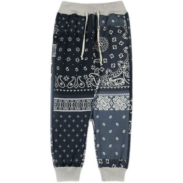 men's pants kapital hirata and hiro cashew flower japanese retro ethnic style small foot plush casual pants, Black
men's pants kapital hirata and hiro cashew flower japanese retro ethnic style small foot plush casual pants, Black