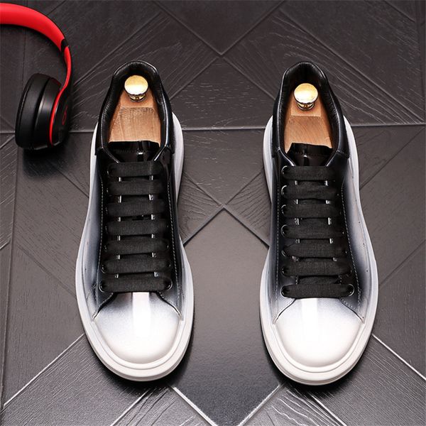 fashion brand designer wedding dress party leather shoes spring autumn men's casual outdoor sneakers comfortable round toe driving walk, Black
fashion brand designer wedding dress party leather shoes spring autumn men's casual outdoor sneakers comfortable round toe driving walk, Black