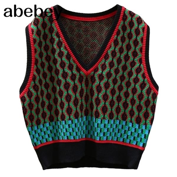 vintage loose pullover female vest v neck fashion knit tank sleeveless sweater women casual crop 220325, White
vintage loose pullover female vest v neck fashion knit tank sleeveless sweater women casual crop 220325, White