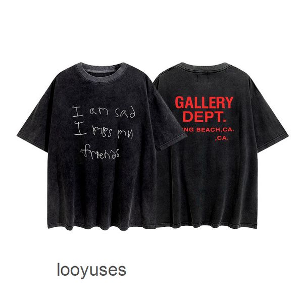 print galleryes t shirts mens designer dept lettered american casual men's women's loose high street short sleeved t-shirt, White;black
print galleryes t shirts mens designer dept lettered american casual men's women's loose high street short sleeved t-shirt, White;black