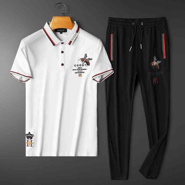 men's sports fashion trend brand clothing 2022 summer new mercerized cotton short sleeve sportswear suit men sell clearance, Gray
men's sports fashion trend brand clothing 2022 summer new mercerized cotton short sleeve sportswear suit men sell clearance, Gray