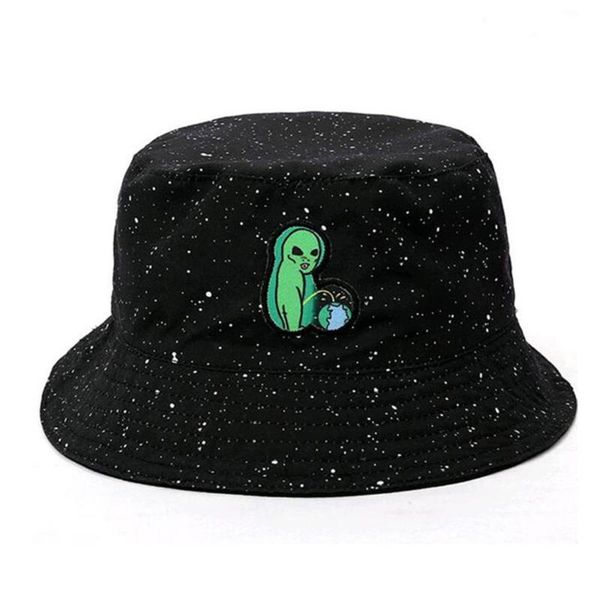 cloches cat's anti-alien cartoon embroidery fisherman hat men fishing sun summer sunscreen panama reversible hip hop cap, Blue;gray
cloches cat's anti-alien cartoon embroidery fisherman hat men fishing sun summer sunscreen panama reversible hip hop cap, Blue;gray