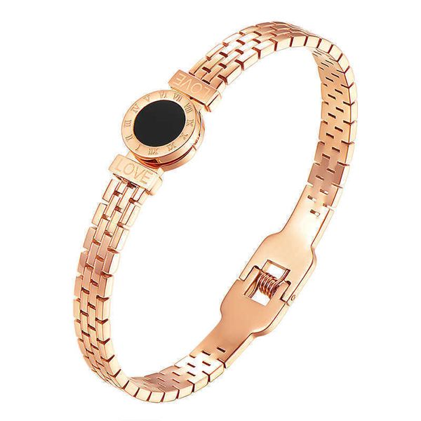 rose gold bracelet, roman numeral carving, valentine's sleeve, stainless steel jewelry, black acrylic lovely / romantic, Golden;silver
rose gold bracelet, roman numeral carving, valentine's sleeve, stainless steel jewelry, black acrylic lovely / romantic, Golden;silver