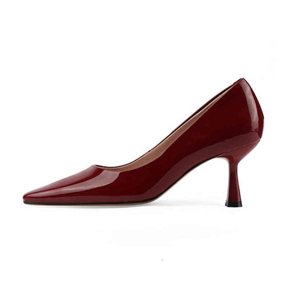 dress shoes spring women's shoes square head thin high heels cow patent leather four seasons simple fashion single xvs5, Black
dress shoes spring women's shoes square head thin high heels cow patent leather four seasons simple fashion single xvs5, Black