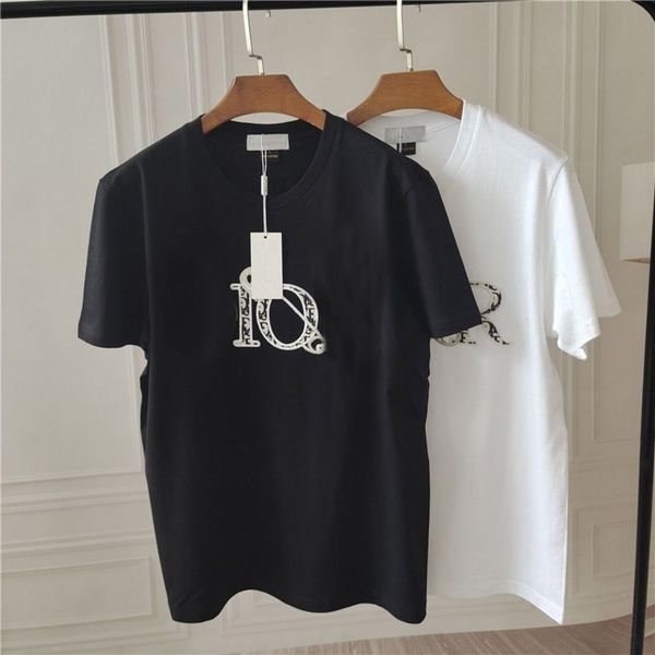 summer t shirt men women designer alphabet embroidered tshirt loose t-shirt men casual luxury clothing street shirts, White;black
summer t shirt men women designer alphabet embroidered tshirt loose t-shirt men casual luxury clothing street shirts, White;black