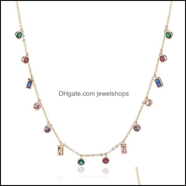 chains temperament colourf crystal necklace for women 925 sier girls clavicle jewelry party wedding birthday gift drop delivery 2021 necklac, Silver
chains temperament colourf crystal necklace for women 925 sier girls clavicle jewelry party wedding birthday gift drop delivery 2021 necklac, Silver