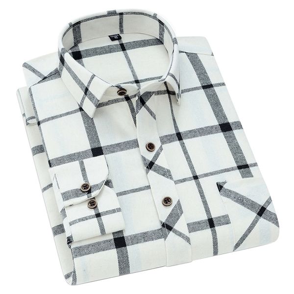 aoliwen brand men spring autumn 45% cotton black and white plaid shirt trendy casual healthy breathable long sleeve slim shirts 220322, White;black
aoliwen brand men spring autumn 45% cotton black and white plaid shirt trendy casual healthy breathable long sleeve slim shirts 220322, White;black