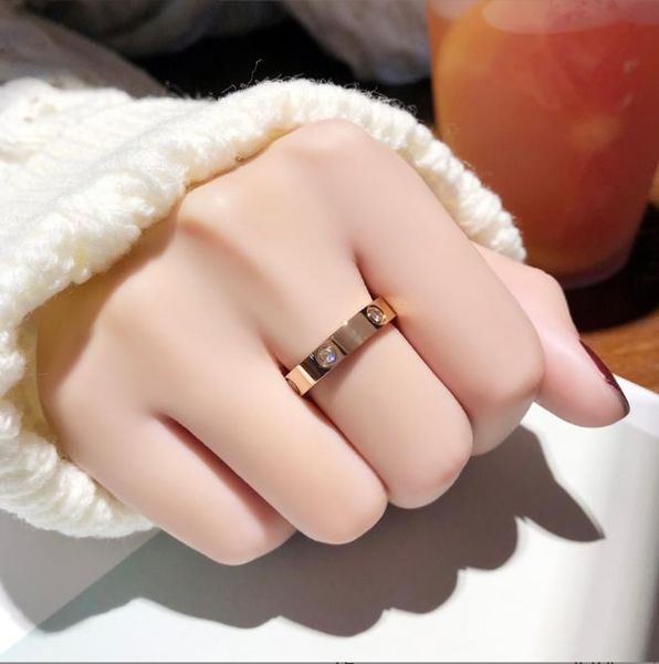 ring selling titanium steel rings women's fashion personality niche design exquisite decorative ring lovers, Silver
ring selling titanium steel rings women's fashion personality niche design exquisite decorative ring lovers, Silver