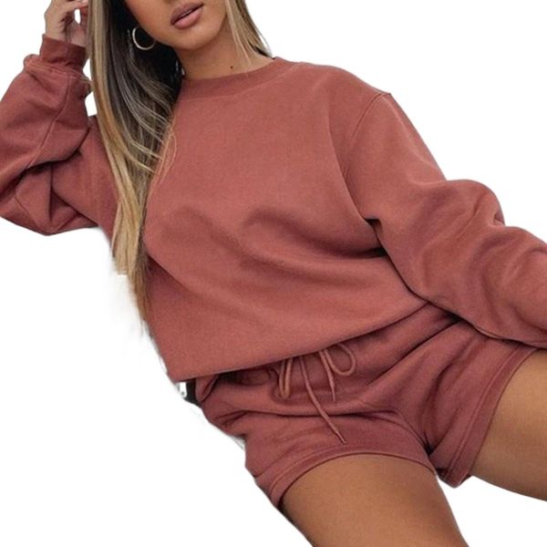 women's tracksuits winter autumn fashion 2 pieces set shorts sets for women casual solid sweatshirt and suits tracksuit loungewear outf, Gray
women's tracksuits winter autumn fashion 2 pieces set shorts sets for women casual solid sweatshirt and suits tracksuit loungewear outf, Gray