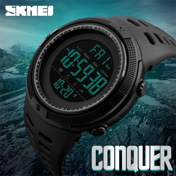 skmei brand men sports watches fashion chronos countdown waterproof led digital watch man military wrist watch relogio masculino 220805, Slivery;brown
skmei brand men sports watches fashion chronos countdown waterproof led digital watch man military wrist watch relogio masculino 220805, Slivery;brown
