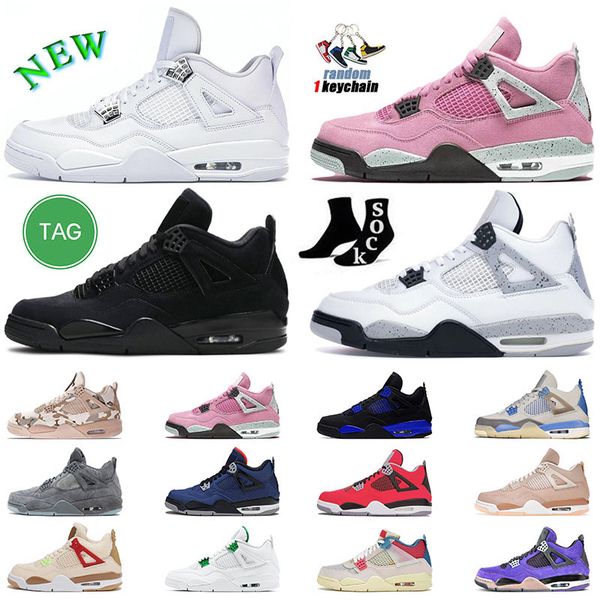 4s pure money men women basketball shoes jumpman 4 ow sail white cement military black cat pink
4s pure money men women basketball shoes jumpman 4 ow sail white cement military black cat pink