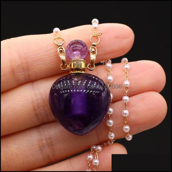 pendant necklaces pendants jewelry essential oil bottles natural stone amethyst per bottle necklace dhvmx, Silver
pendant necklaces pendants jewelry essential oil bottles natural stone amethyst per bottle necklace dhvmx, Silver