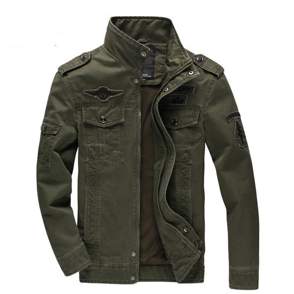 casual army military jacket men plus size m 6xl jaqueta masculina air force one spring autumn cargo mens jackets coat 220715, Black;brown
casual army military jacket men plus size m 6xl jaqueta masculina air force one spring autumn cargo mens jackets coat 220715, Black;brown