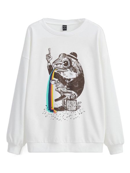 x alejo drop shoulder cartoon graphic sweatshirt v3uf#, Black
x alejo drop shoulder cartoon graphic sweatshirt v3uf#, Black