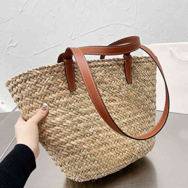 beach straw basket tote women woven handbag summer shoulder bags leather designer crossbody female high capacity bucket 220412 xb06
beach straw basket tote women woven handbag summer shoulder bags leather designer crossbody female high capacity bucket 220412 xb06