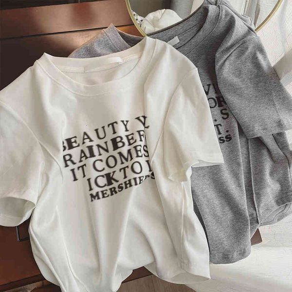 women's t-shirt 2022 letter print round neck t-shirt women's summer 2022 short slim straight shoulder ssn3, White
women's t-shirt 2022 letter print round neck t-shirt women's summer 2022 short slim straight shoulder ssn3, White