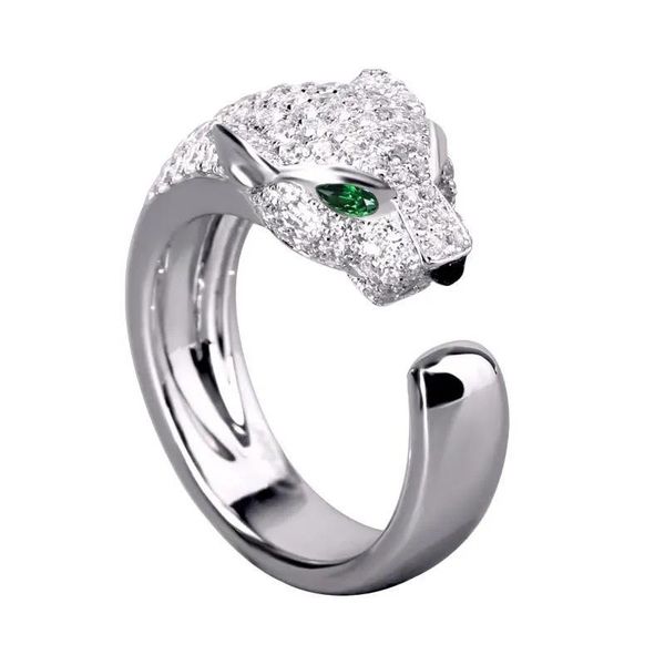 designer leopard head ring copper plated white gold micro-set zircon open ring couple premium gifts te0y, Silver
designer leopard head ring copper plated white gold micro-set zircon open ring couple premium gifts te0y, Silver