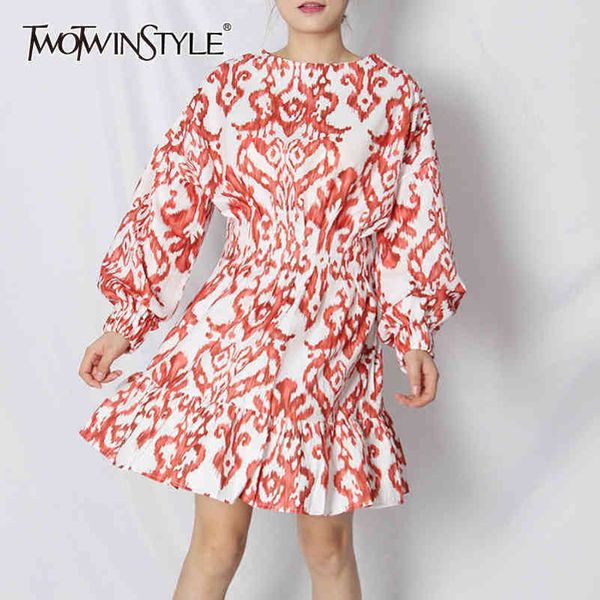 casual print women dress o neck lantren long sleeve high waist ruffles hit color dresses for female fashion spring 210423, Black;gray
casual print women dress o neck lantren long sleeve high waist ruffles hit color dresses for female fashion spring 210423, Black;gray