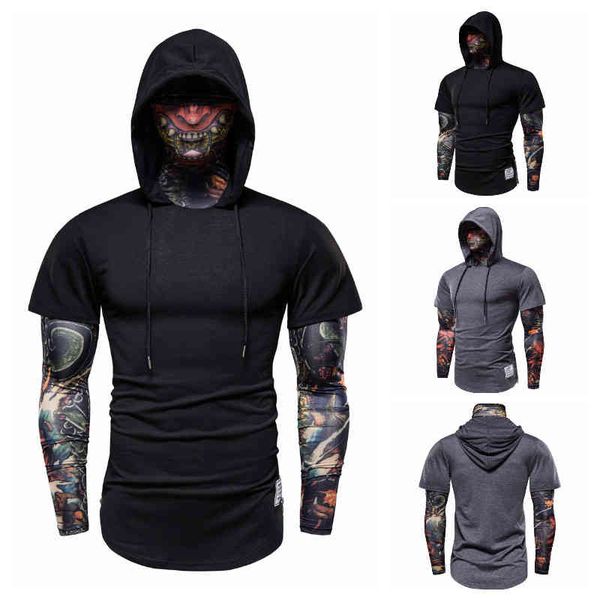 men's t-shirts large size fitness men's fake two piece flower arm ice silk ninja suit hooded long sleeve t-shirt mask riding g1i7, White;black
men's t-shirts large size fitness men's fake two piece flower arm ice silk ninja suit hooded long sleeve t-shirt mask riding g1i7, White;black