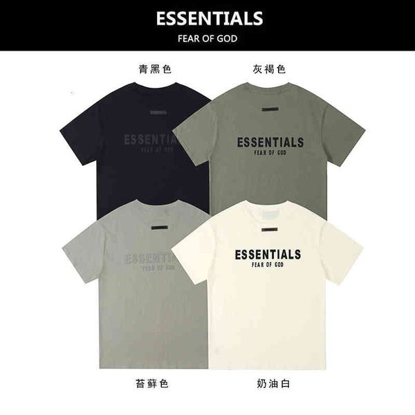 men's t-shirts high street fog multi thread essentials back three-dimensional glue pressing loose short sleeve t-shirt for men and wome, White;black
men's t-shirts high street fog multi thread essentials back three-dimensional glue pressing loose short sleeve t-shirt for men and wome, White;black