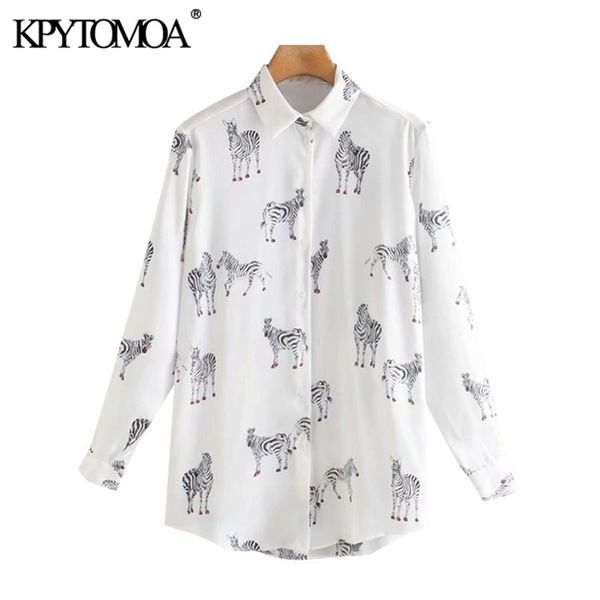 kpytomoa women fashion animal print loose blouses vintage long sleeve button-up female shirts blusas chic 201202, White
kpytomoa women fashion animal print loose blouses vintage long sleeve button-up female shirts blusas chic 201202, White