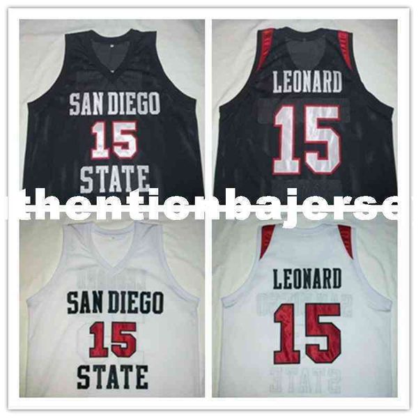 custom kawhi leonard san diego state black white basketball jersey embroidery stitched customize any size and name
custom kawhi leonard san diego state black white basketball jersey embroidery stitched customize any size and name