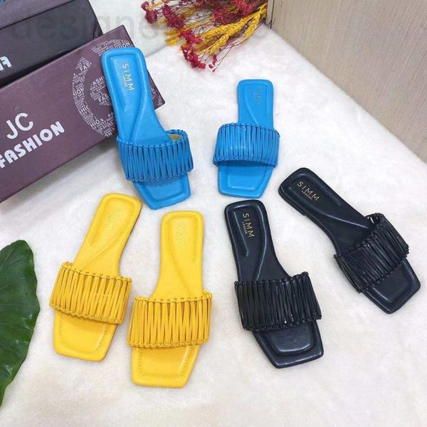 slippers designer summer 2022 new slippers sandals women's red flat shoes ijn2, Black
slippers designer summer 2022 new slippers sandals women's red flat shoes ijn2, Black