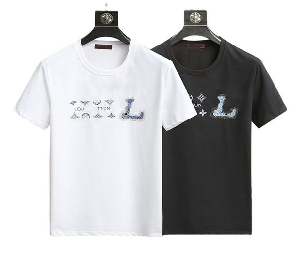 22ss man summer mens women designers t shirts loose tees fashion brands man s casual shirt luxurys clothing street shorts sleeve clothes ts, White;black 
22ss man summer mens women designers t shirts loose tees fashion brands man s casual shirt luxurys clothing street shorts sleeve clothes ts, White;black